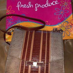 Brahim Leather shoulder bag